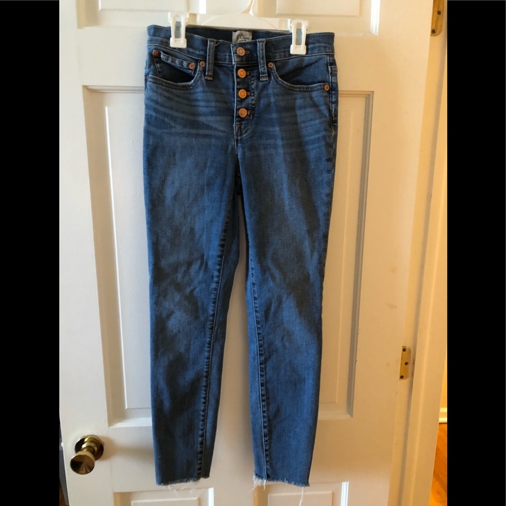 EUC J Crew Button Up Jeans